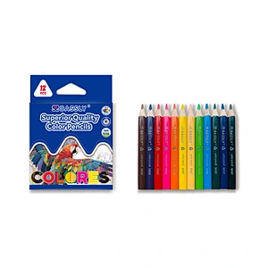 3.5" 12pcs classic color pencil
